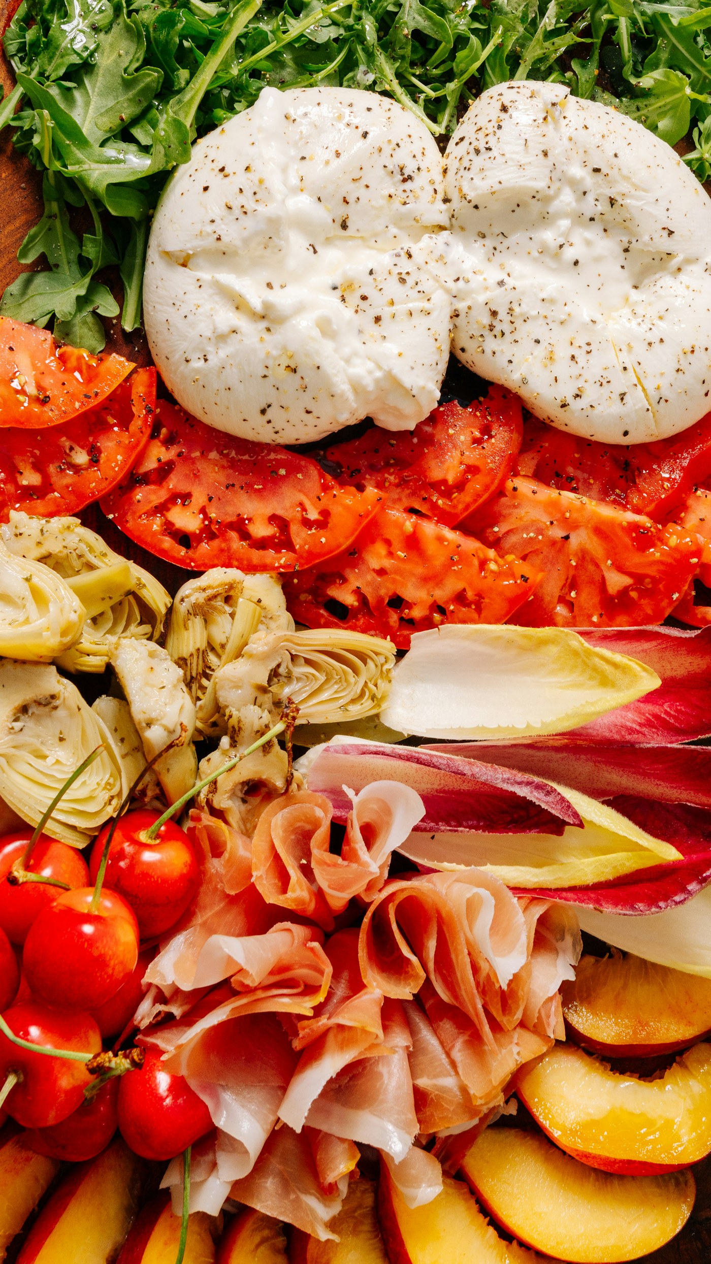 Prosciutto e formaggi freschi